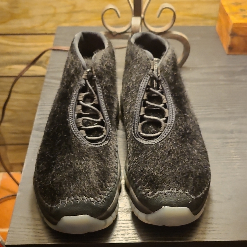 Jordan Women's Athletic Shoes - Black and Gray